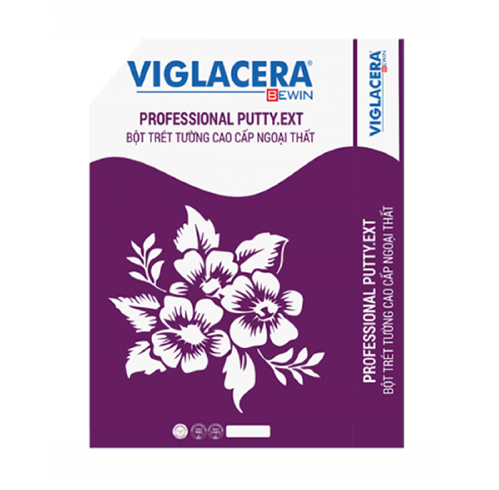 Bột bả Viglacera ngoại thất cao cấp bao 40kg