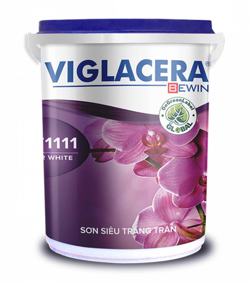 VIGLACERA - SUPER WHITE - Sơn siêu trắng trần 6kg